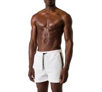 Karl Lagerfeld Herren Elongated Logo Boardshorts White L