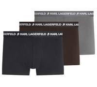 Karl Lagerfeld Herren Logo Trunk Multiband (3 Pack) Marineblau/Kaffee/Sedona L