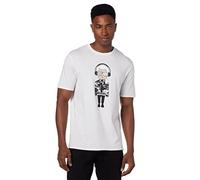 KARL LAGERFELD Herren Reflective Karl With Headphones T-shirt T Shirt, Weiß, S EU
