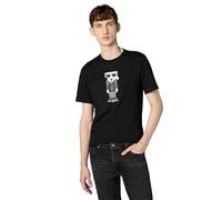 KARL LAGERFELD Herren T-Shirt, Kocktail Karl, Short Sleeve Crew Neck Men’s Shirt T-Shirt