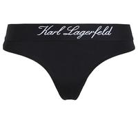 KARL LAGERFELD Hotel Karl Tiefsitzender Tanga, Schwarz, S