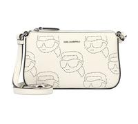 Karl Lagerfeld Ikon Umhängetasche Leder 21 cm off-white (TAS033377)
