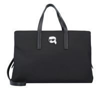 Karl Lagerfeld Handtasche K/Ikonik 2.0 Nylon Satchel Black (12.3 Liter) Schwarz