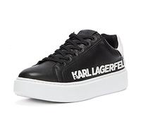 KARL LAGERFELD Inject Logo Womens Black/White Trainers-UK 5 / EU 38