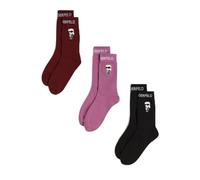 Karl Lagerfeld International B.V Damen Women's, K/Ikon 3 Pack Socks, Bunt, 39-42 EU