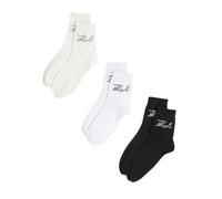 Karl Lagerfeld International B.V Damen Women's, K/Signature Logo 3 Pack Socks, Mehrfarbig, 39-42 EU