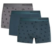 Karl Lagerfeld International B.V ikon AOP Trunk (3 Pack), Ikon dot Excalibur-Navy, XL