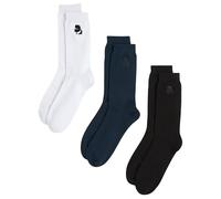 Karl Lagerfeld International B.V Men's Karl Lagerfeld, K/Kameo Logo 3 Pack Socks, Mehrfarbig, 43-46