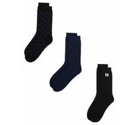 Karl Lagerfeld International B.V Men's Karl Lagerfeld, K/Monogram Logo 3 Pack Socks, Mehrfarbig, 39-42