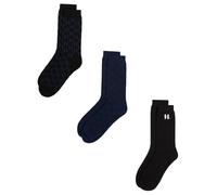 Karl Lagerfeld International B.V Men's Karl Lagerfeld, K/Monogram Logo 3 Pack Socks, Mehrfarbig, 9-11