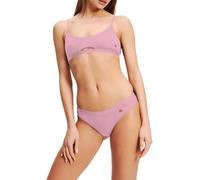 Karl Lagerfeld International B.V Women's Ikon Rib Peephole Bralette Bra, Rosa, L