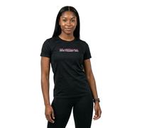 KARL LAGERFELD JEANS, Women's, Slim Short Sleeve Reflection Tee, Slim Fit, Black, M