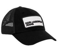 KARL LAGERFELD JEANS Damen Colour Blocked Trucker Cap Schwarz, One Size