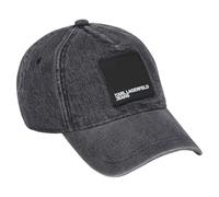 Karl Lagerfeld Jeans Damen Denim Cap Visual Washed Black One Size