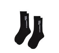 KARL LAGERFELD JEANS, Damen, Essential Logo Socken Set (2 Pk), Schwarz, 42/46