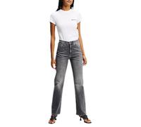 Karl Lagerfeld Straight Denim Washed Light Grey Größe: W26L30 | Straight Jeans Outlet | Damen | Blau
