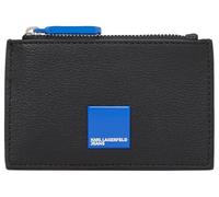 Karl Lagerfeld Jeans, Damen, Kartenetui Mit Reißverschluss Und BoxLogo, Schwarz, One Size