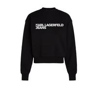 KARL LAGERFELD JEANS, Damen, Regular Essential Logo Sweat, Schwarz, Xtra Large