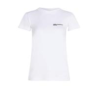 Karl Lagerfeld Jeans, Damen, Slim Fit T-Shirt, Weiss, 2Xtra Large