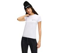 Karl Lagerfeld Jeans, Damen, Slim Fit T-Shirt, Weiss, Xtra Large