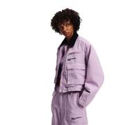 Karl Lagerfeld Jeans, Damen, Workwear-Jacke, Relaxed Fit, Lila, S