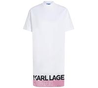 Karl Lagerfeld Jeans Frauen Regular Logo T-Shirt Dress White XS