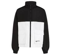Karl Lagerfeld Jeans Men Blocked Padded Jacket Black/White M