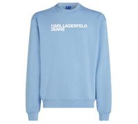 Karl Lagerfeld Jeans, Herren, Essential Logo Sweat, Normale Passform, Blau, S