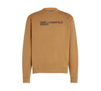 Karl Lagerfeld Jeans, Herren, Essential Logo Sweat, Normale Passform, Braun, S