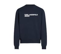 Karl Lagerfeld Jeans, Herren, Essential Logo Sweat, Normale Passform, Schwarz, XXL