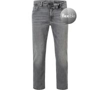 KARL LAGERFELD Jeans Herren Flexibel,Regular Fits Baumwolle grau, 35/34