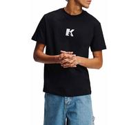 Karl Lagerfeld Jeans A1m17044 Kurzarm-t-shirt M Black
