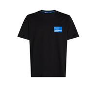 KARL LAGERFELD JEANS, Herren, Normales Kurzarm-T-Shirt Mit Box-Logo, Normale Passform, Schwarz, L