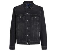 Karl Lagerfeld Jeans Herren Regular Denim Jacket Washed Dark Grey L