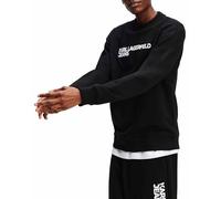 KARL LAGERFELD JEANS, Herren, Regular Essential Logo Sweat, Schwarz, Xtra Large