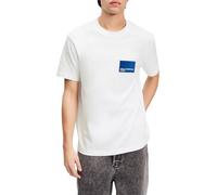 KARL LAGERFELD JEANS, Herren, Regular Kurzarm-T-Shirt Mit Box-Logo, Normale Passform, Weiss, L