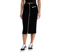 KARL LAGERFELD JEANS Knitted midi Skirt, Black, L