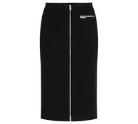 KARL LAGERFELD JEANS Knitted midi Skirt, Black, M