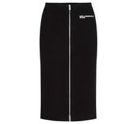 KARL LAGERFELD JEANS Knitted midi Skirt, Black, XS