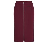 KARL LAGERFELD JEANS Knitted midi Skirt, Zinfandel, XL