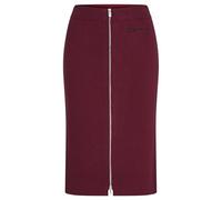 KARL LAGERFELD JEANS Knitted midi Skirt, Zinfandel, XS