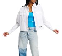 Karl Lagerfeld Jeans Logo Shirt, Women, White, Blouse