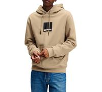 Karl Lagerfeld Jeans Men Regular Box Logo Hoodie Desert Taupe M