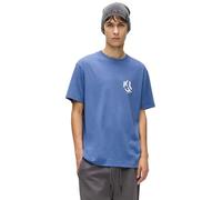 KARL LAGERFELD JEANS, Men's, Regular Short Sleeve Monogram Logo Tee, Regular Fit, Washed Federal Blue, M