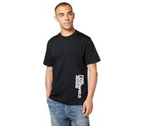 KARL LAGERFELD JEANS, Men's, Regular Vertical Logo Tee, Regular Fit, Black, M