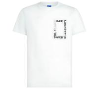 KARL LAGERFELD JEANS, Men's, Slim Short Sleeves Frame Logo Tee, Slim Fit, White, M