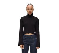 KARL LAGERFELD JEANS Plisse Sweater, Black, L