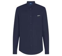 KARL LAGERFELD JEANS poplin Shirt, Black Iris, M