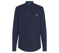 KARL LAGERFELD JEANS poplin Shirt, Black Iris, S