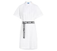 KARL LAGERFELD JEANS poplin Shirt Dress, White, S